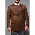 Mantoni Men's Faux Leather Single-breasted Jacket