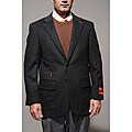 Mantoni Men's Grey Wool-blend Sportcoat
