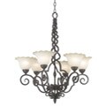 Lynley 6-light Copper Chandelier