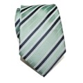 H. Luzzario & Co Men's Silk Green Italian Spazio Tie