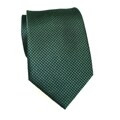 H. Luzzario & Co Men's Silk Green Weave Tie