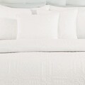 Cathedral Whisper White Full/Queen-size 3-piece Quilt Set