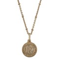 Caribe Gold 14k over Sterling Silver St. Christopher Necklace