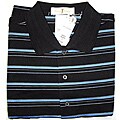 Harry Vardon Triple Mercerized Large Black Golf Polo Shirt