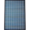 Hand-woven Blue Checkered Bamboo Rug (1'8 x 2'7)
