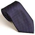 Platinum Ties Men's Patterned 'Blue Diplomat' Tie