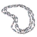 Freshwater Baroque and Coin Pearl 72-inch Endless Necklace (5-11 mm)