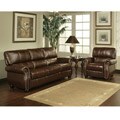 Ashley Italian Leather 2-piece Sofa and Armchair Set