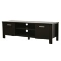 Wythe Dark Brown Modern Wood TV Stand