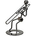 Trombonist Metal Figurine