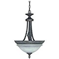 Nottingham 2-light Pumice Stone Inverted Pendant Fixture