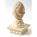 Limestone Artichoke Fence Post Cap