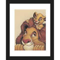 Disney 'Simba and Mufasa - My Father, My Friend' Framed Print