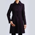 Larry Levine Women's Missy Wool Coat
