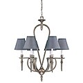 Coventry 6-light Classic Pewter Chandelier