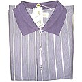Harry Vardon Men's Purple Triple Mercerized Golf Polo Shirt