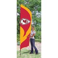 Kansas City Chiefs Tall Nylon Team Flag