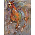 Hooshang Khorasani 'Stellar Steed' Gallery-wrapped Canvas Art