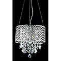 Columbus Net 3-light Chrome Chandelier