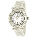 Le Chateau Women's 'Persida LC' Studded Ceramic Watch