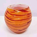 Galaxy Orange Votive (Set of 4)