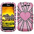 HTC myTouch 4G Fervor Heart Rhinestone Case