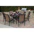 Sophie 7-piece Bronze Cast Aluminum Outdoor Dining Set
