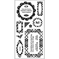 Marjolaine 'Faithful Friend' Clear Self-cling Stamps Sheet