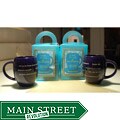 Positive Affirmation Set of 2 Pleasant Dreamz 16-oz Cobalt Blue Mugs