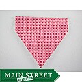 Ruff Stuff USA Pink with Mini Red Hearts Dog Collar Bandana