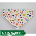 Ruff Stuff USA Multicolor Hearts Dog Collar Bandana