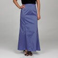 Marina Women's Plus Size Long Taffeta Skirt
