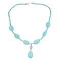 Zoe B Sterling Silver Multi-gemstone Necklace