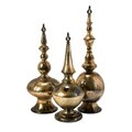 Advices and more about Wrought iron stairs pics Wrought Iron Venice Imperial Metal Finials (Set of 3)