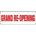 'Grand Re-Opening' 8x3-foot Outdoor Banner