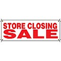 'Store Closing Sale' 8x3-foot Outdoor Banner