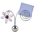 Set of 3 Purple Beaded Photo Card Holders (India)
