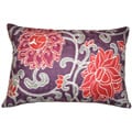 Trellis Embroidered Decorative Pillow