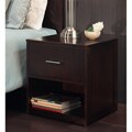 Fortaleza 1-drawer Chocolate Mahogany Nightstand