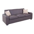 Thomaston Chestnut Bonded Leather Sofa