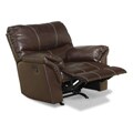 Fontana Leather Baxton Chocolate Rocking Reclining Chair
