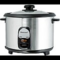 Brentwood TS-10 1-Liter Stainless Steel Rice Cooker