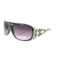 XOXO Chardonnay Black Metal Side Detail Sunglasses