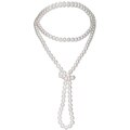 White Freshwater Pearl Endless 36-inch Necklace (6.5-7 mm)