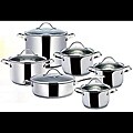 Frank Moller 13-pc 18/10 Stainless Steel Cookware Set