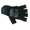 MBS Large Half-finger Black Hillbilly Wrist Guard Gloves