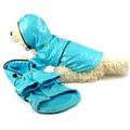 Pet Life Small Blue Hooded Raincoat