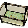 Jungle Print Waterproof Playard Pad (Pack of 2)