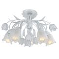 Southport 5-light Semi-flush White Chandelier