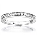 14k White Gold 1/6ct TDW Diamond Wedding Band (H-I, I1-I2)